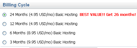Lunarpages主机一年期价格又降到$4.95/月